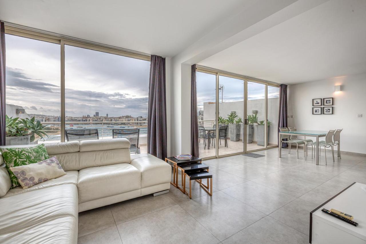 49/3 Seafront Duplex Penthouse In Valeta Exterior foto