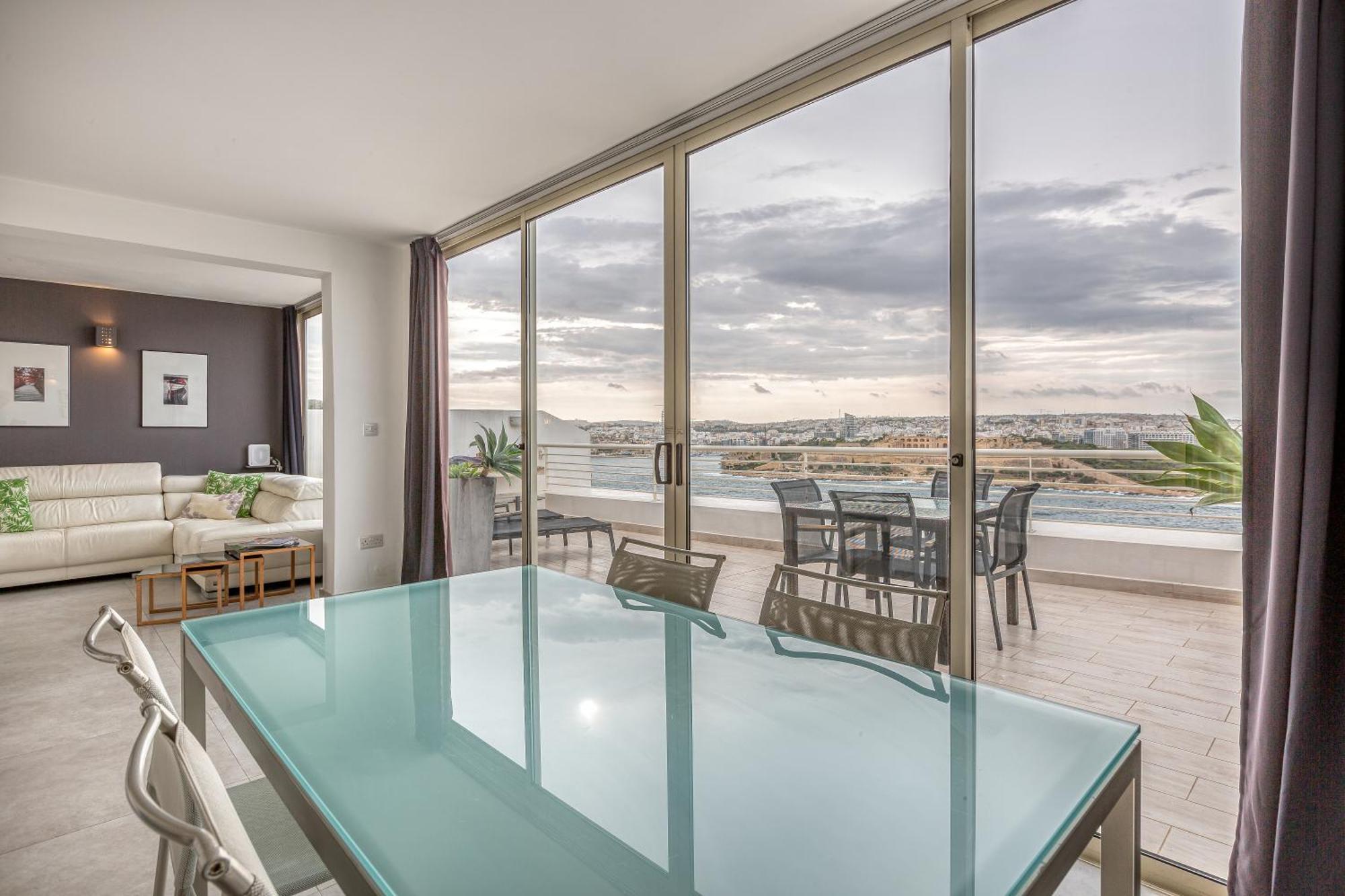 49/3 Seafront Duplex Penthouse In Valeta Exterior foto